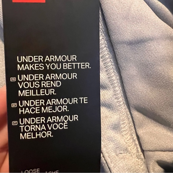 Under Armor Ladies Hoodie in Gray/white Size Medium - Picture 5 of 11